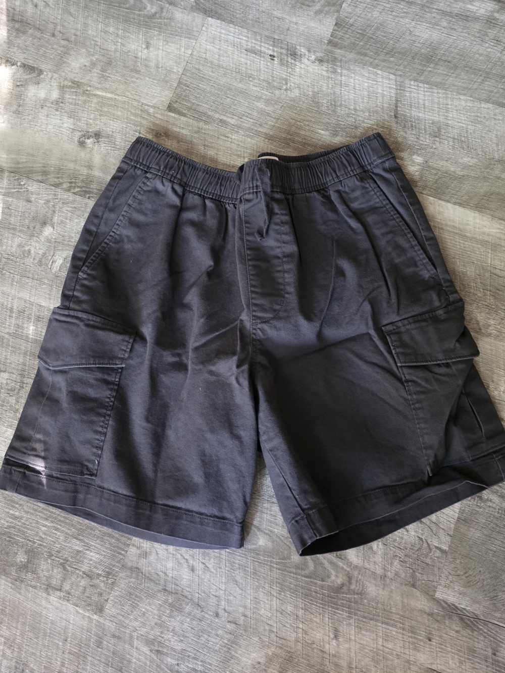 Old Navy Black Cargo Shorts with Elastic Waist
